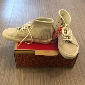 Vans Suede Fringe High Top Sneakers